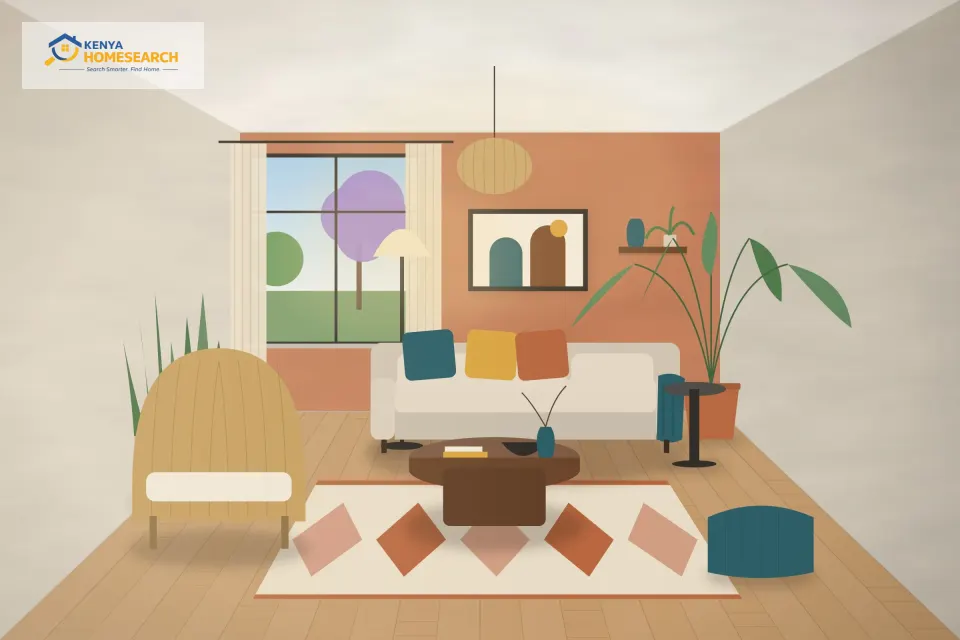 Design concept: Clay and Calm in Kilimani